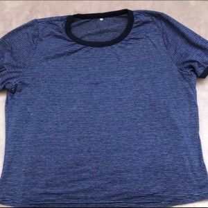 blue stripped tee 👕